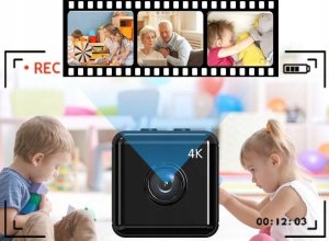 MARK1 KAMERA SZPIEGOWSKA MINI UKRYTA DETEKCJA WIFI 4K PANORAMICZNA SYS-R K0 6