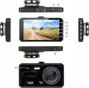 MARK1 Wideorejestrator kamera REJESTRATOR JAZDY FULL HD do auta W07 4