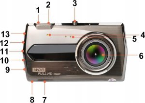 MARK1 Wideorejestrator kamera REJESTRATOR JAZDY FULL HD W06 0,15kg 5