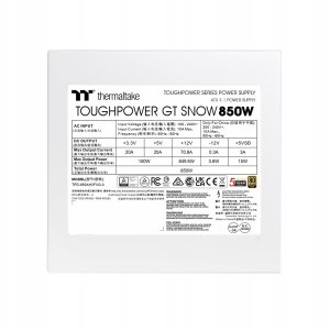 Zasilacz Thermaltake ToughPower GT Snow 850W ATX 3.1 (PS-TPT-0850FNFAGE-W) 3