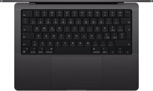 MacBook Pro14" Space Black/M4Pro-12C-CPU,16C-GPU/24GB/1TB SSD/BKey-ID-Deutsch/Nanotexturglas/70W USB-C Power 4