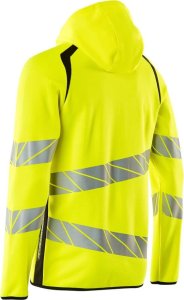 MASCOT Bluza z kapturem z zamkiem błyskawicznym ACCELERATE SAFE (kolor żółty hi-vis/czerń, rozmiar M) 2