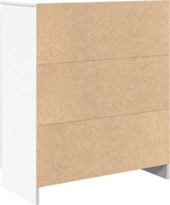 Komoda z szufladą Biała 71x35x84 cm Drewno klejone 8
