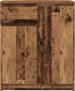 Komoda z szufladą Stare drewno 71x35x84 cm Drewno klejone 6