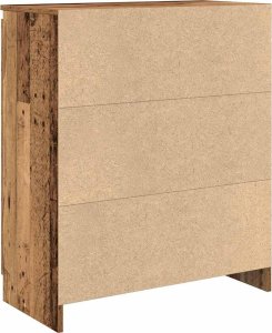 Komoda z szufladą Stare drewno 71x35x84 cm Drewno klejone 8