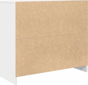 Komoda Biała 85x34x76 cm Drewno klejone 8