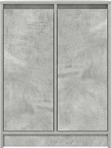 Komoda Betonowa Szara 57x34x76 cm Drewno klejone 6