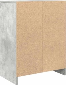 Komoda Betonowa Szara 57x34x76 cm Drewno klejone 8