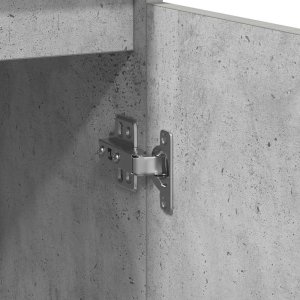 Komoda Betonowa Szara 57x34x76 cm Drewno klejone 10