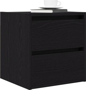 Szafki nocne ścienne 2 szt. Dąb czarny 38x34x40 cm 4