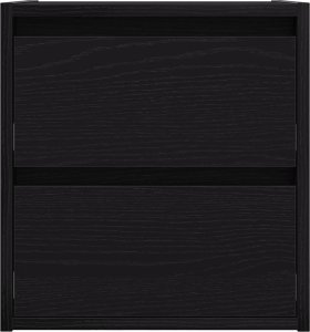 Szafki nocne ścienne 2 szt. Dąb czarny 38x34x40 cm 7