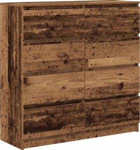 Komoda Stare drewno 100x35x99 cm Drewno klejone 2