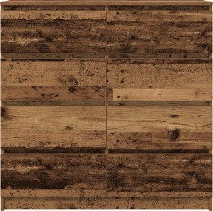 Komoda Stare drewno 100x35x99 cm Drewno klejone 6