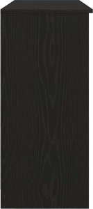 Komoda z szufladą Czarny dąb 101x35x76 cm Drewno klejone 7