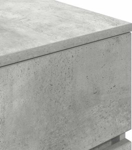 vidaXL Szafka nocna z 3 szufladami Betonowa szarość 39x35x65 cm 9
