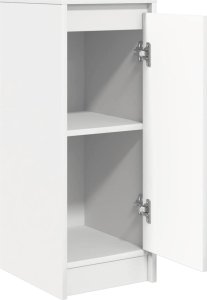 Komoda Biała 29,5x34x76 cm Drewno klejone 5