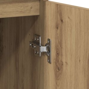 Komoda z szufladą Artisan Oak 71x35x84 cm Drewno klejone 11