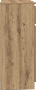 Komoda z szufladą Artisan Oak 71x35x84 cm Drewno klejone 7