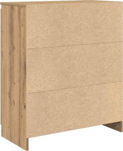 Komoda z szufladą Artisan Oak 71x35x84 cm Drewno klejone 8