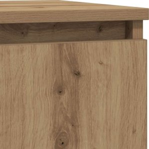 Komoda z szufladą Artisan Oak 71x35x84 cm Drewno klejone 10
