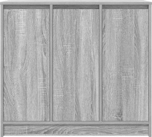 Komoda Szara Sonoma 85x34x76 cm Drewno klejone 6