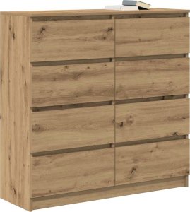 Komoda Artisan Dąb 100x35x99 cm Drewno klejone 4