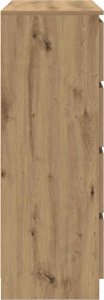 Komoda Artisan Dąb 100x35x99 cm Drewno klejone 7