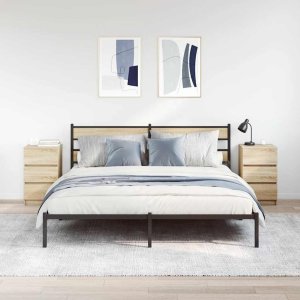 vidaXL Szafki nocne z 3 szufladami 2 szt. Dąb Sonoma 39x35x65 cm 3
