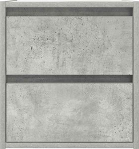 Szafka nocna wisząca Betonowa Szara 38x34x40 cm 6