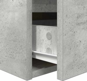Szafka nocna wisząca Betonowa Szara 38x34x40 cm 10