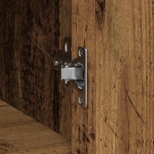 Komoda z szufladą Stare drewno 101x35x76 cm Drewno klejone 11