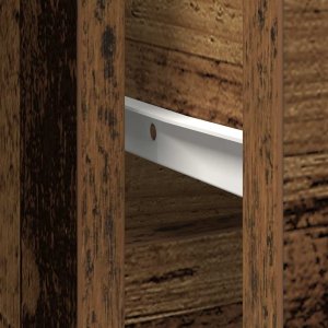 Komoda z szufladą Stare drewno 101x35x76 cm Drewno klejone 12