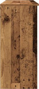 Komoda z szufladą Stare drewno 101x35x76 cm Drewno klejone 7