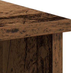 Komoda z szufladą Stare drewno 101x35x76 cm Drewno klejone 10
