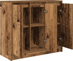 Komoda Stare drewno 85x34x76 cm Drewno klejone 5