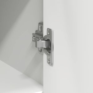 Komoda z szufladą Biała 101x35x76 cm Drewno klejone 11