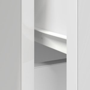 Komoda z szufladą Biała 101x35x76 cm Drewno klejone 12