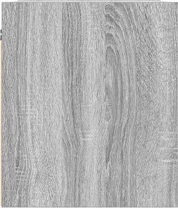 Szafki nocne ścienne 2 szt. Szary Sonoma 38x34x40 cm 8