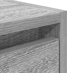 Szafki nocne ścienne 2 szt. Szary Sonoma 38x34x40 cm 10