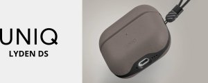 UNIQ Lyden DS - etui  ze sztucznej skóry do AirPods 4 szare - Gwarancja bezpieczeństwa. Proste raty. Bezpłatna wysyłka od 170 zł. 2