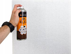 Bitmat Klej w sprayu do paneli wygłuszających akustycznych kontaktowy do tkanin pianek Bitmat 500ml 6