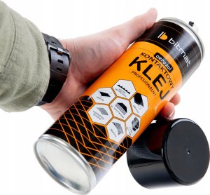 Bitmat Klej w sprayu do paneli wygłuszających akustycznych kontaktowy do tkanin pianek Bitmat 500ml 8