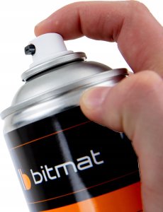 Bitmat Klej w sprayu do paneli wygłuszających akustycznych kontaktowy do tkanin pianek Bitmat 500ml 9