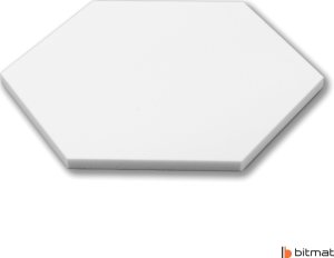 Panel na ścianę akustyczna PLASTER MIODU sześciokąt wygłuszający biały 4