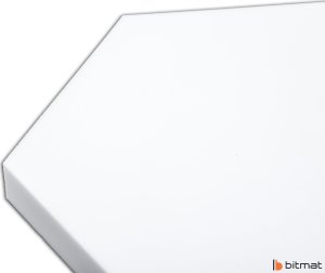 Panel na ścianę akustyczna PLASTER MIODU sześciokąt wygłuszający biały 5