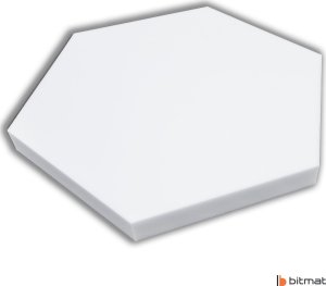 Panel na ścianę akustyczna PLASTER MIODU sześciokąt wygłuszający biały 6