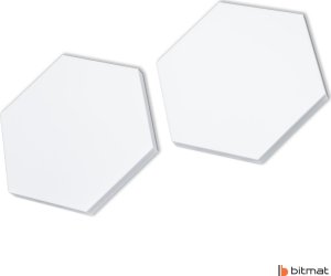 Panel na ścianę akustyczna PLASTER MIODU sześciokąt wygłuszający biały 7