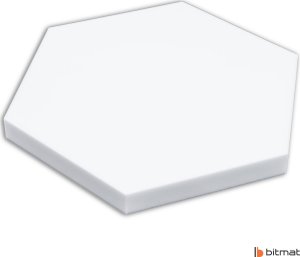 Panel na ścianę akustyczna PLASTER MIODU sześciokąt wygłuszający biały 10
