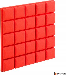 Mata akustyczna absorber panele na sufit pianki wygłuszające pogłos echo 3