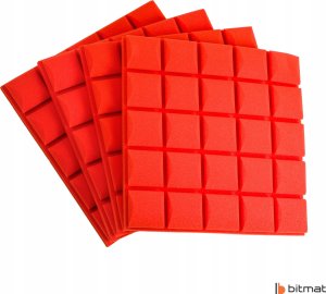 Mata akustyczna absorber panele na sufit pianki wygłuszające pogłos echo 5